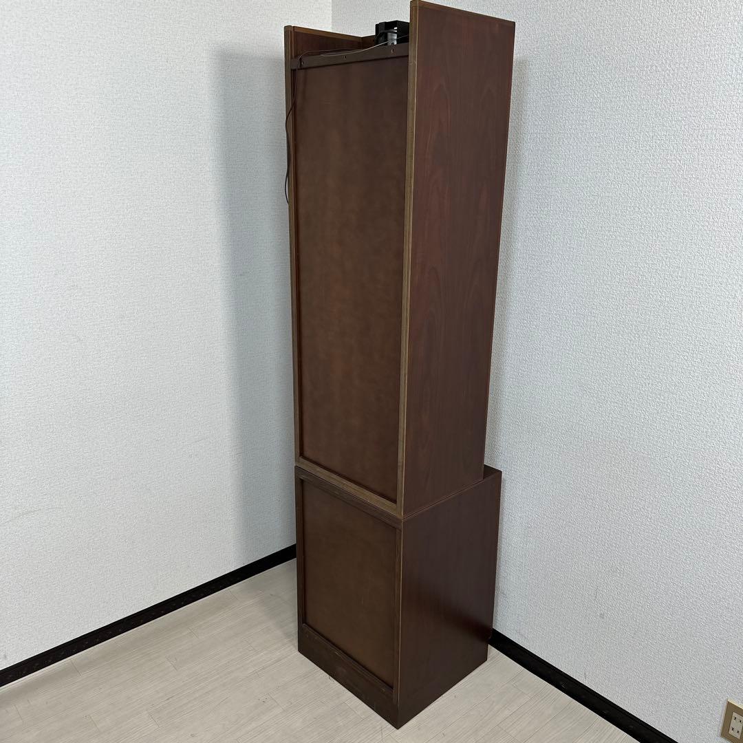 カリモク ドマーニ 希少品 飾り棚 キュリオケース キャビネット i4※