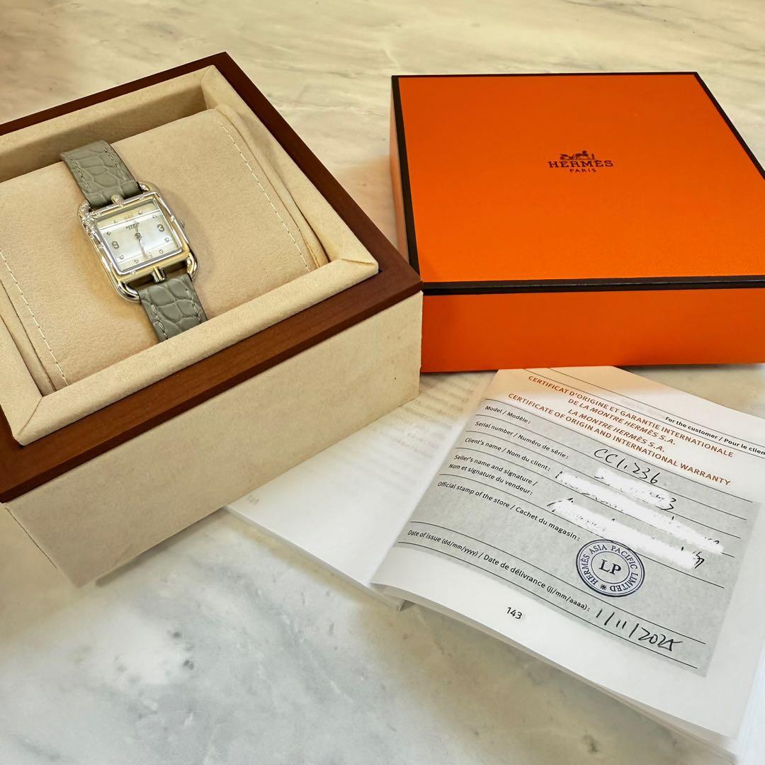 新品未使用 定価90万程 HERMES エルメス ケープコッド 腕時計 保証書付