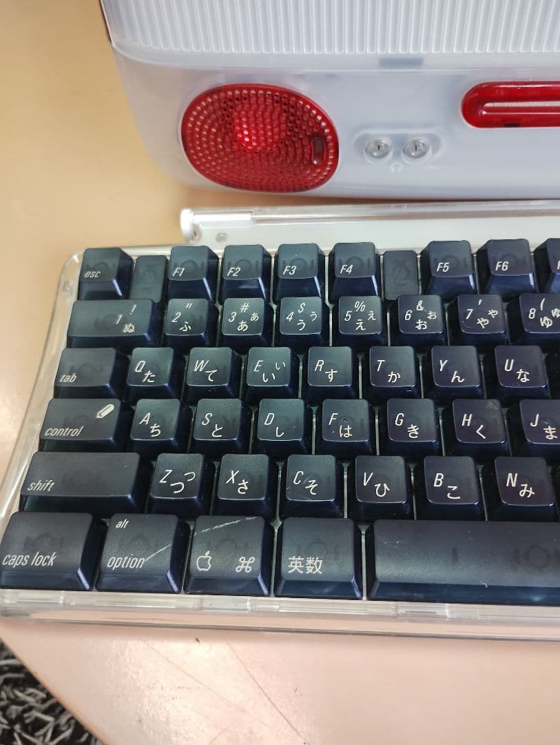 【初期iMac】 iMac DV G3 ルビー スケルトン　通電OK