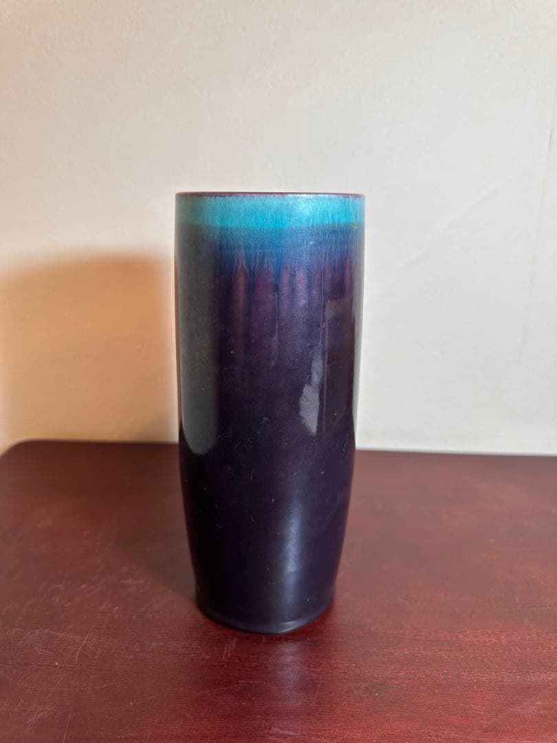 佐賀 嬉野 琥山窯 小野次郎（小野珀子氏 次男） 彩釉花立