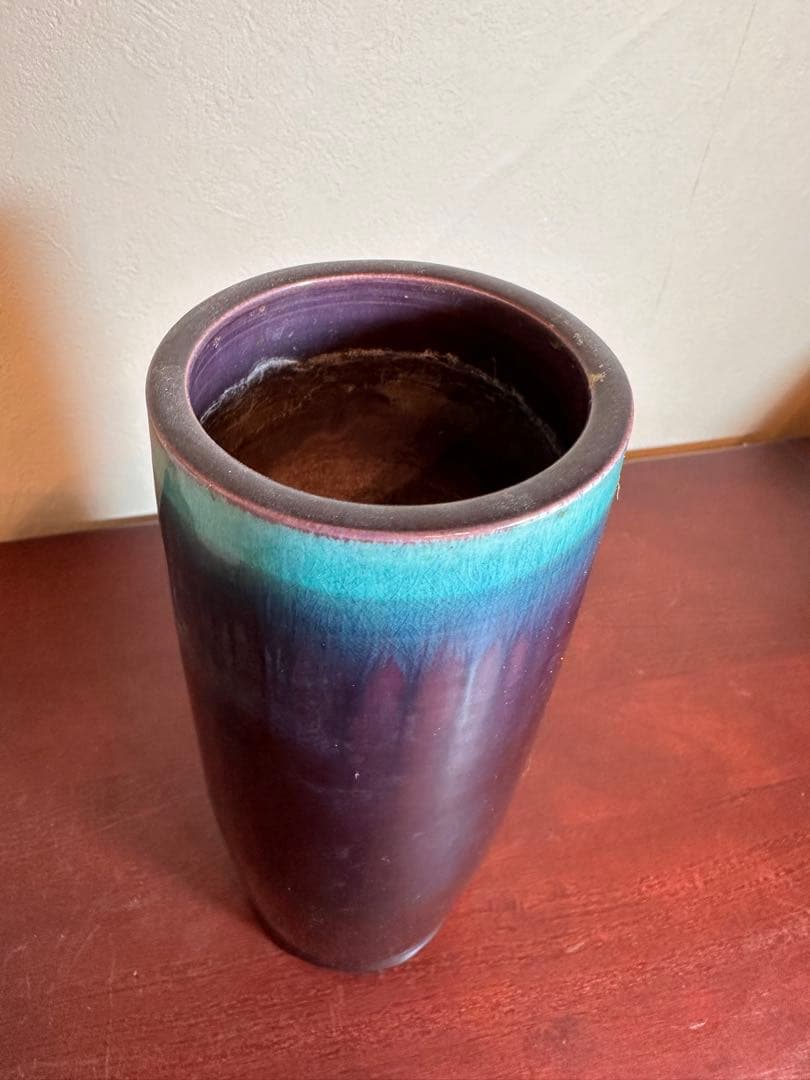 佐賀 嬉野 琥山窯 小野次郎（小野珀子氏 次男） 彩釉花立