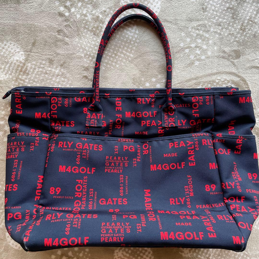 PEARLY GATES ゴルフロッカーバッグ ネイビー/レッド