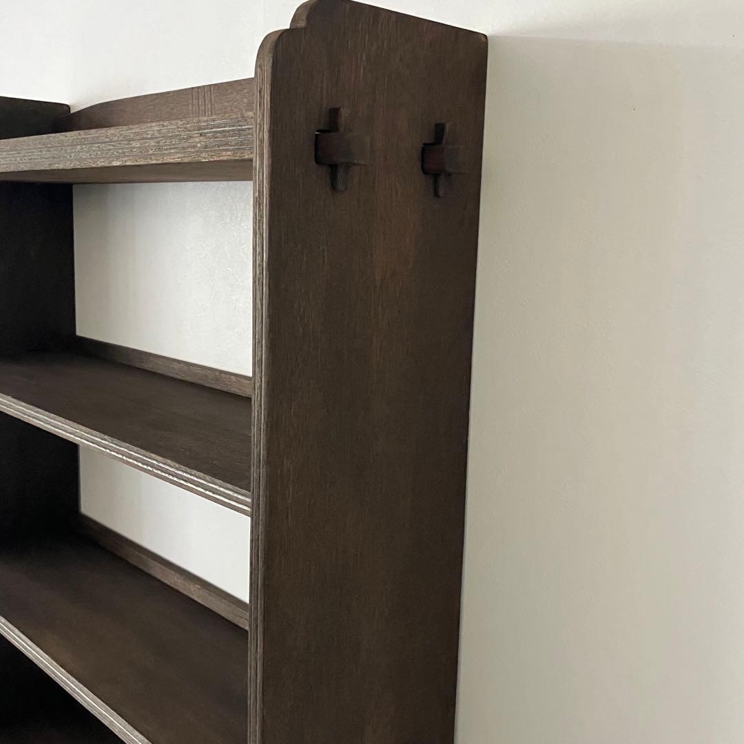 レトロ　アンティーク　ヴィンテージ　古道具　古家具　本棚　食器棚　ブックシェルフ