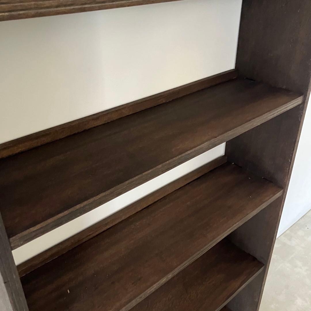 レトロ　アンティーク　ヴィンテージ　古道具　古家具　本棚　食器棚　ブックシェルフ