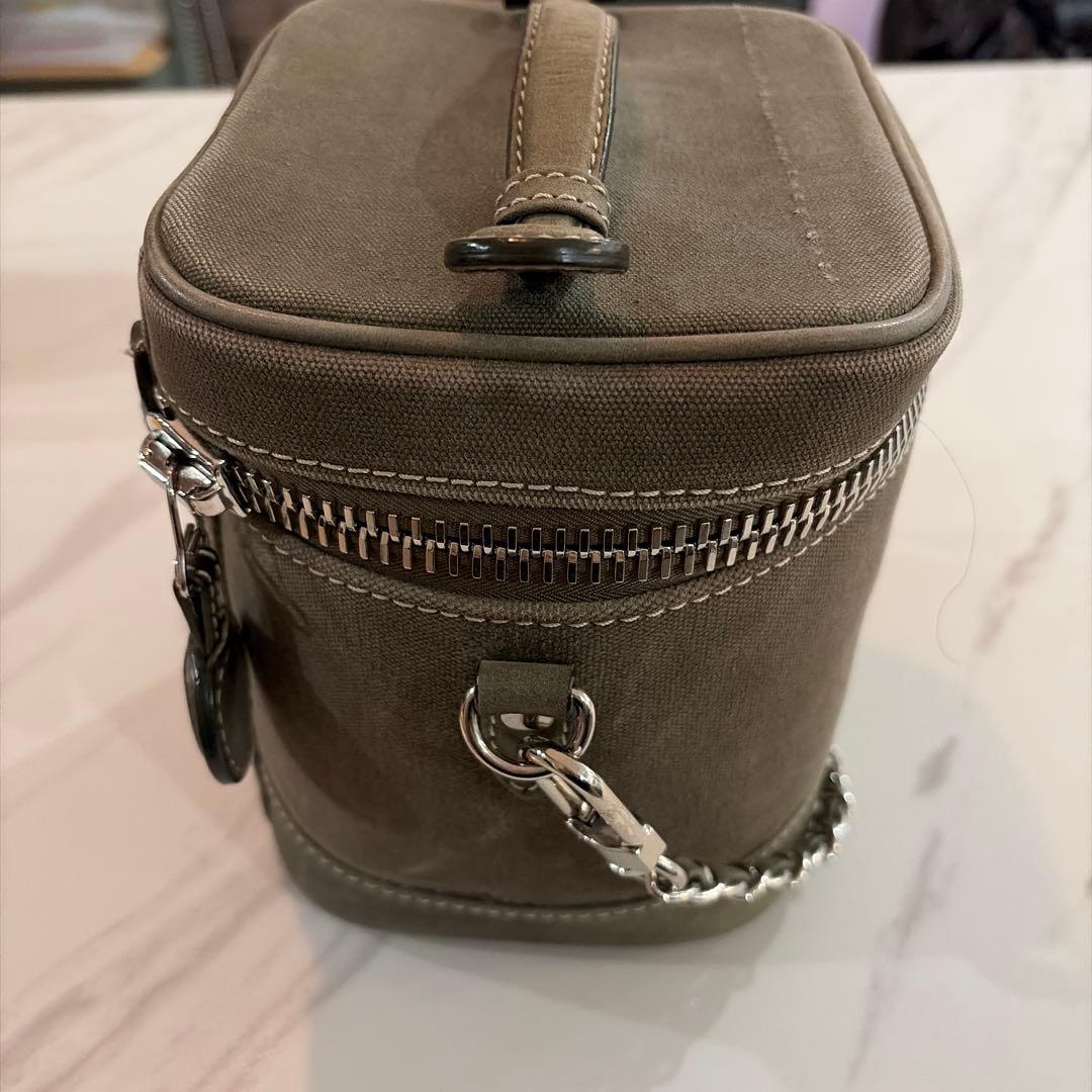 レディメイド キャンバス 2WAYバニティバッグ カーキ