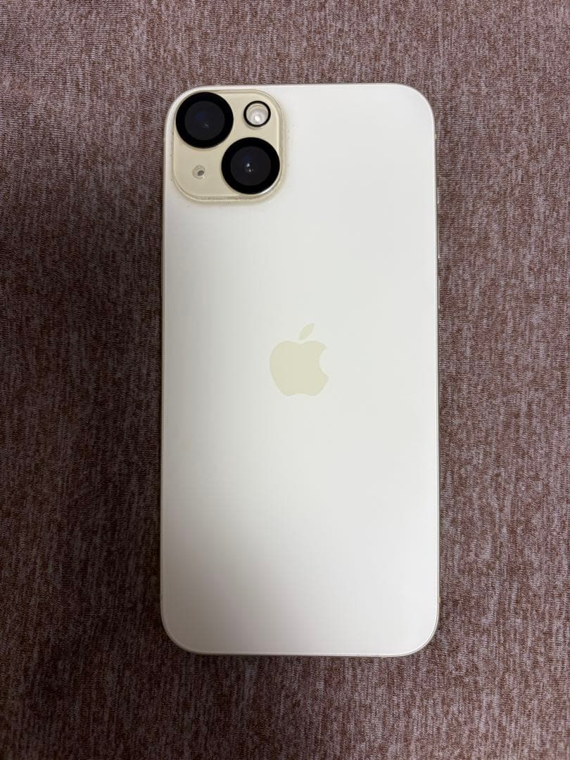 美品 iPhone15Plusイエロー128GB SIMフリー バッテリー89%