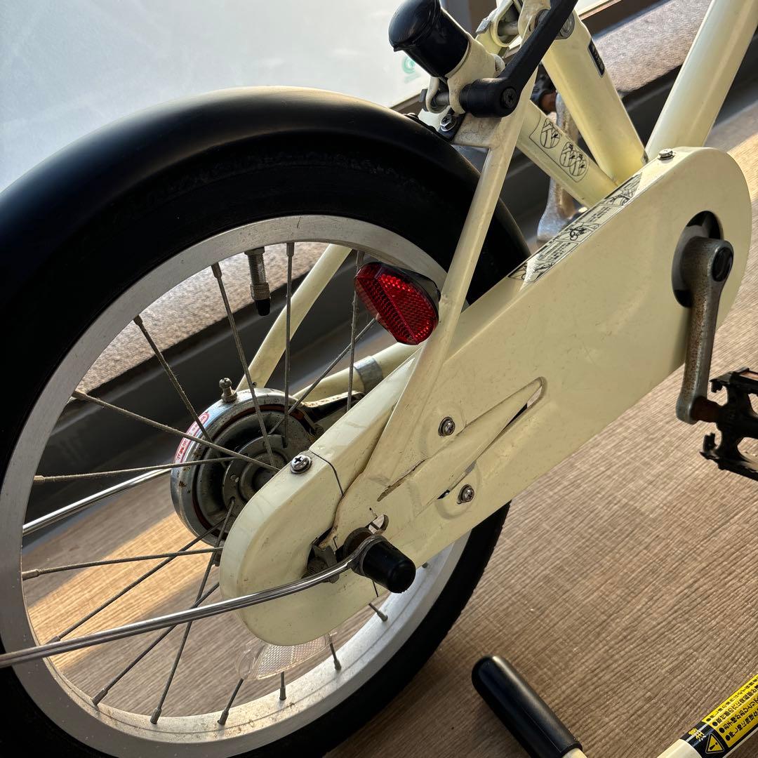 無印良品　キッズ自転車　16インチ　アイボリー