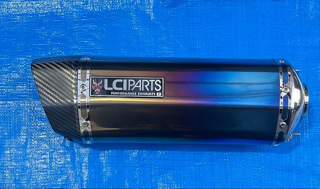 太*り様 NINJA1000SX ツインエンド　チタン　スリップオンマフラー