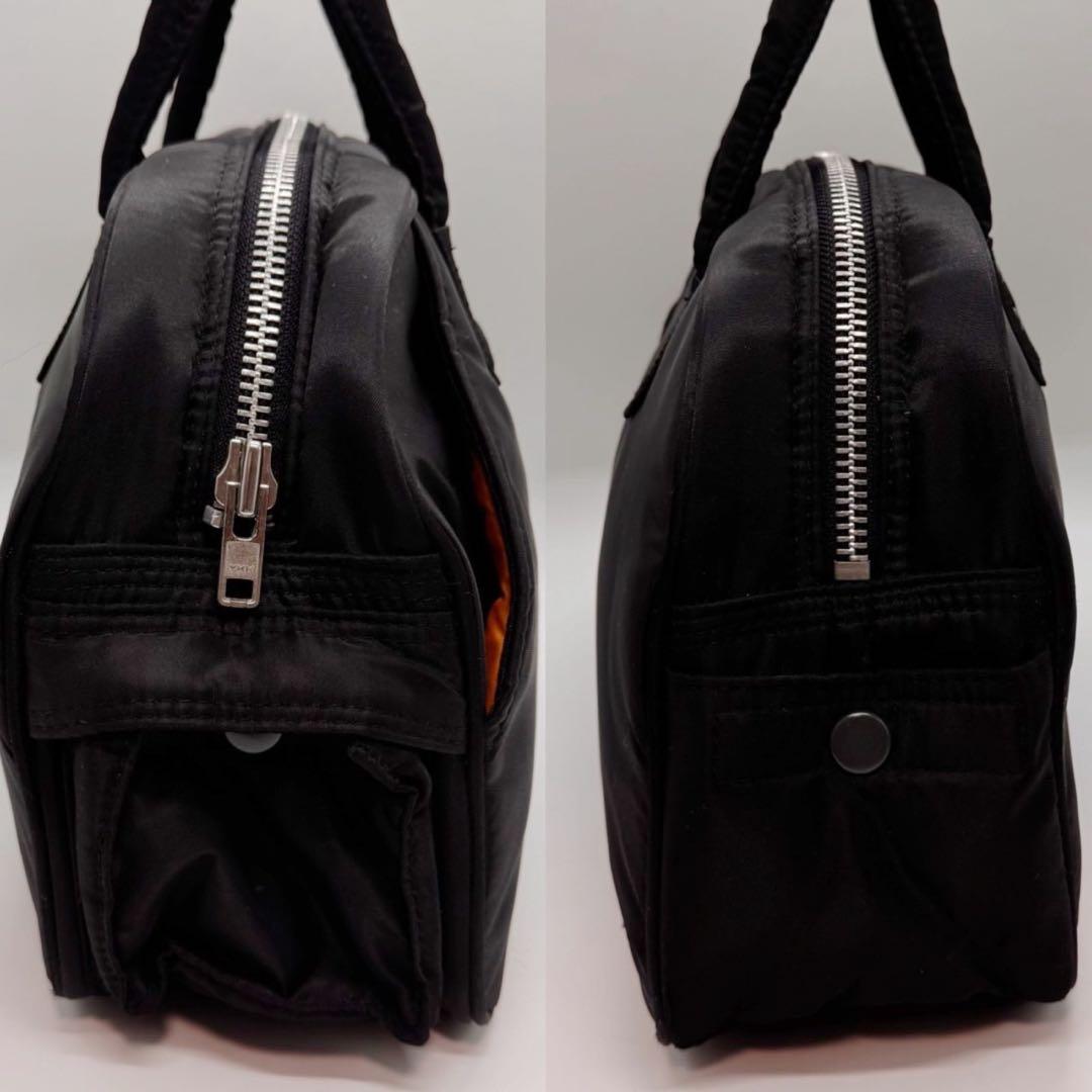 美品　ヘッドポーター　タンカー　ミニボストンバッグ　ナイロン　ブラック