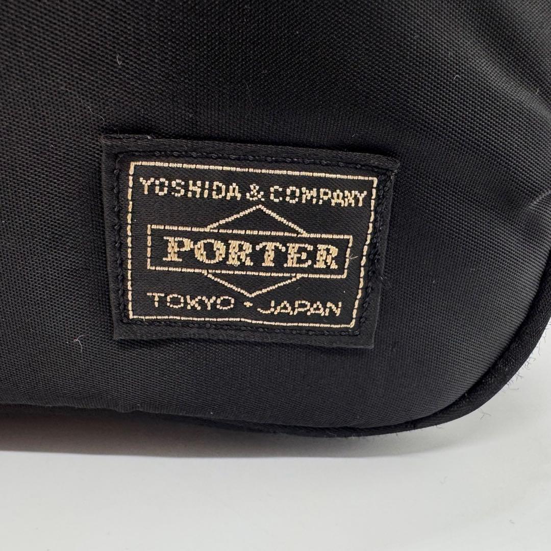美品　ヘッドポーター　タンカー　ミニボストンバッグ　ナイロン　ブラック