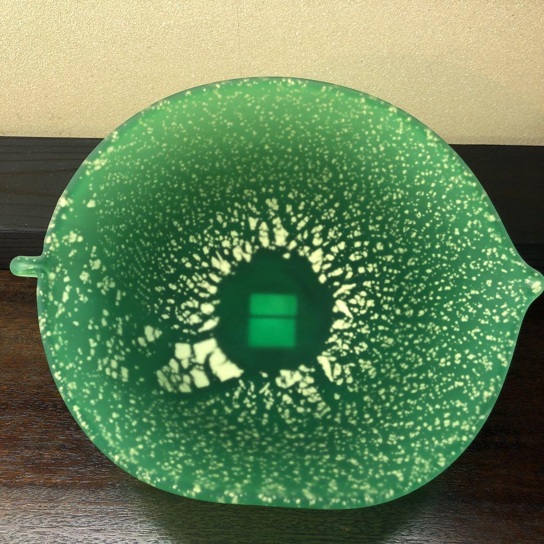 サラダボール　ガラス　金箔　手作り