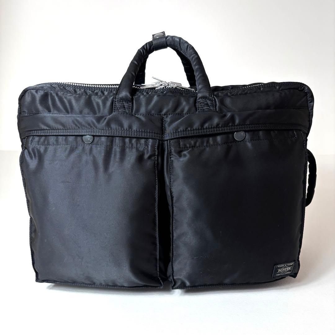 PORTER タンカー 3way 2層式 リュック ビジネスバッグ ブラック