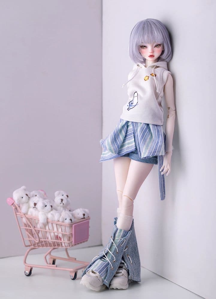 AX512 BJD 1/4 ドール本体 Amu 球体関節人形 ハンドメイド