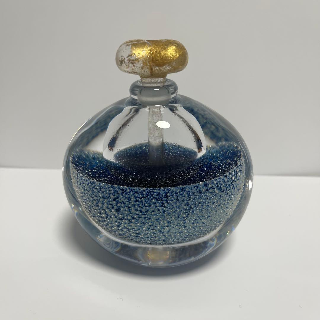 迫二郎作　楕円香水瓶