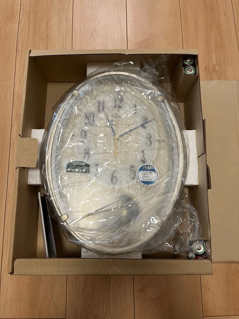 SEIKO 音楽機能付き掛時計 楕円形
