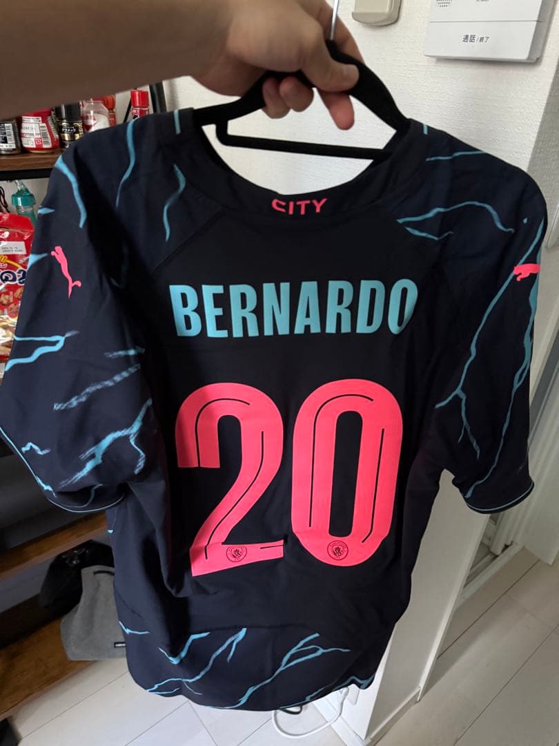 マンチェスターシティ 23/24 サードユニフォーム(L)ベルナルド・シウバ