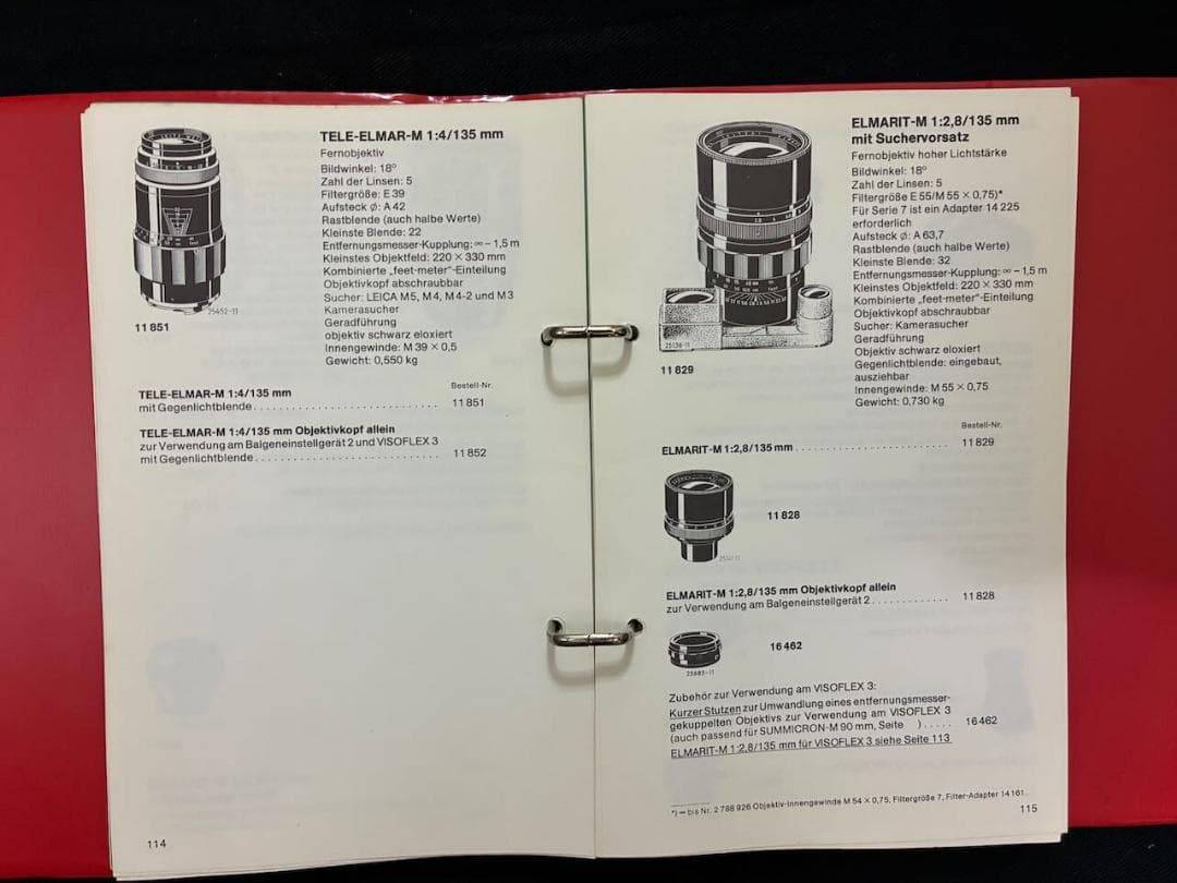 ライカ Leica 1978年オリジナル ディーラーズ ブックドイツ語版
