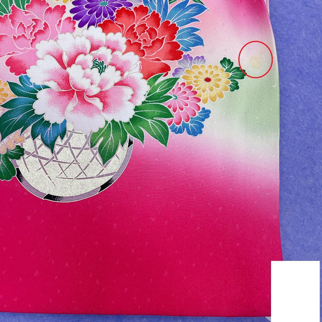 Y★3975★ 子供着物 襦袢付き 一つ身 女の子 七五三 3才