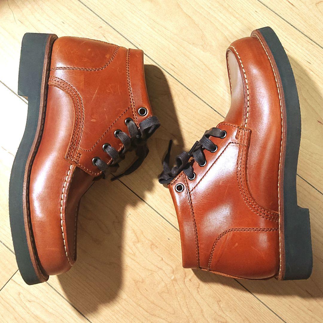 Hawkins モカシン ハイカット ブーツ 26.0cm ブラウン ホーキンス