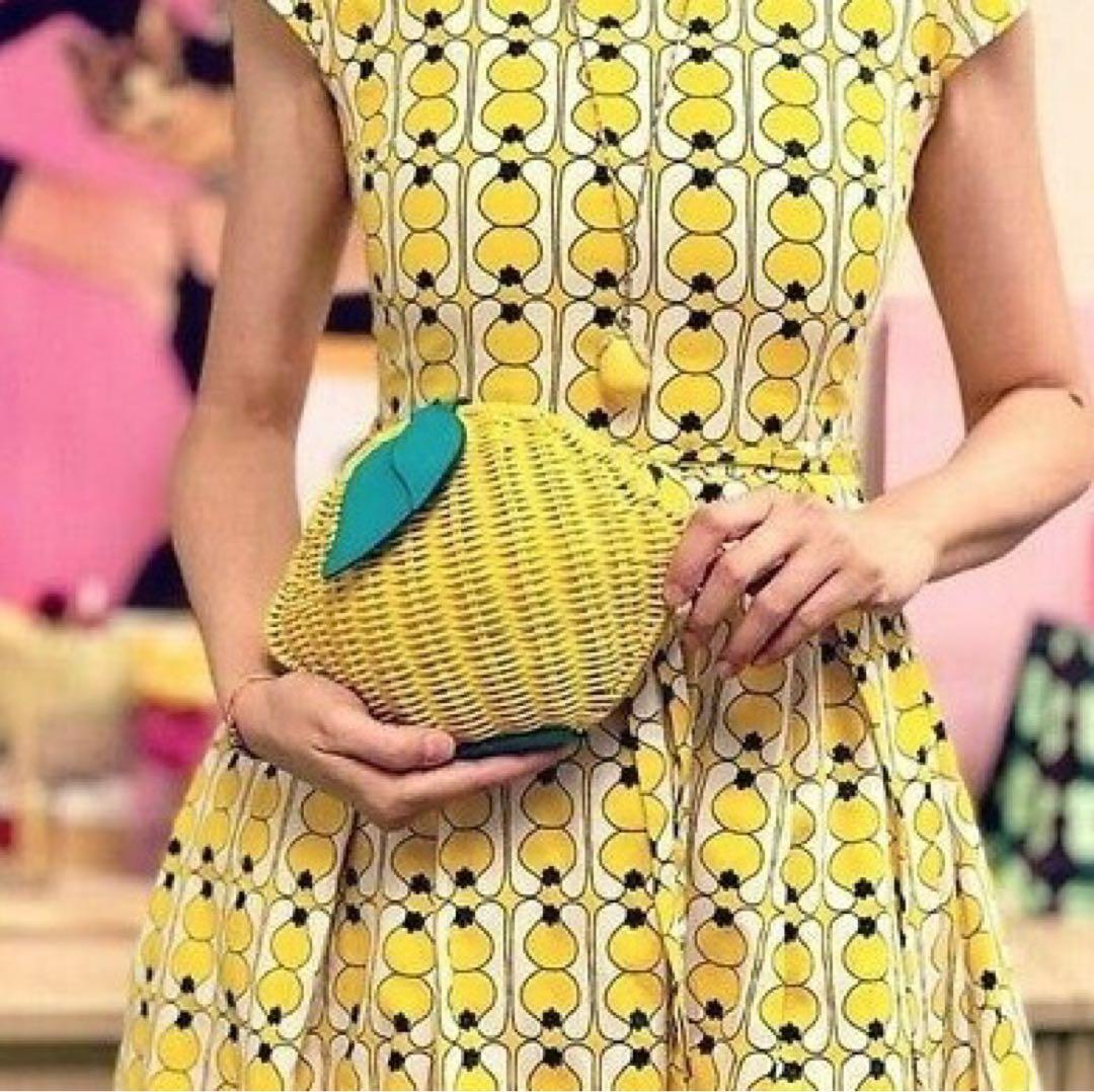 値下げ！Kate spade レモン カゴバッグ