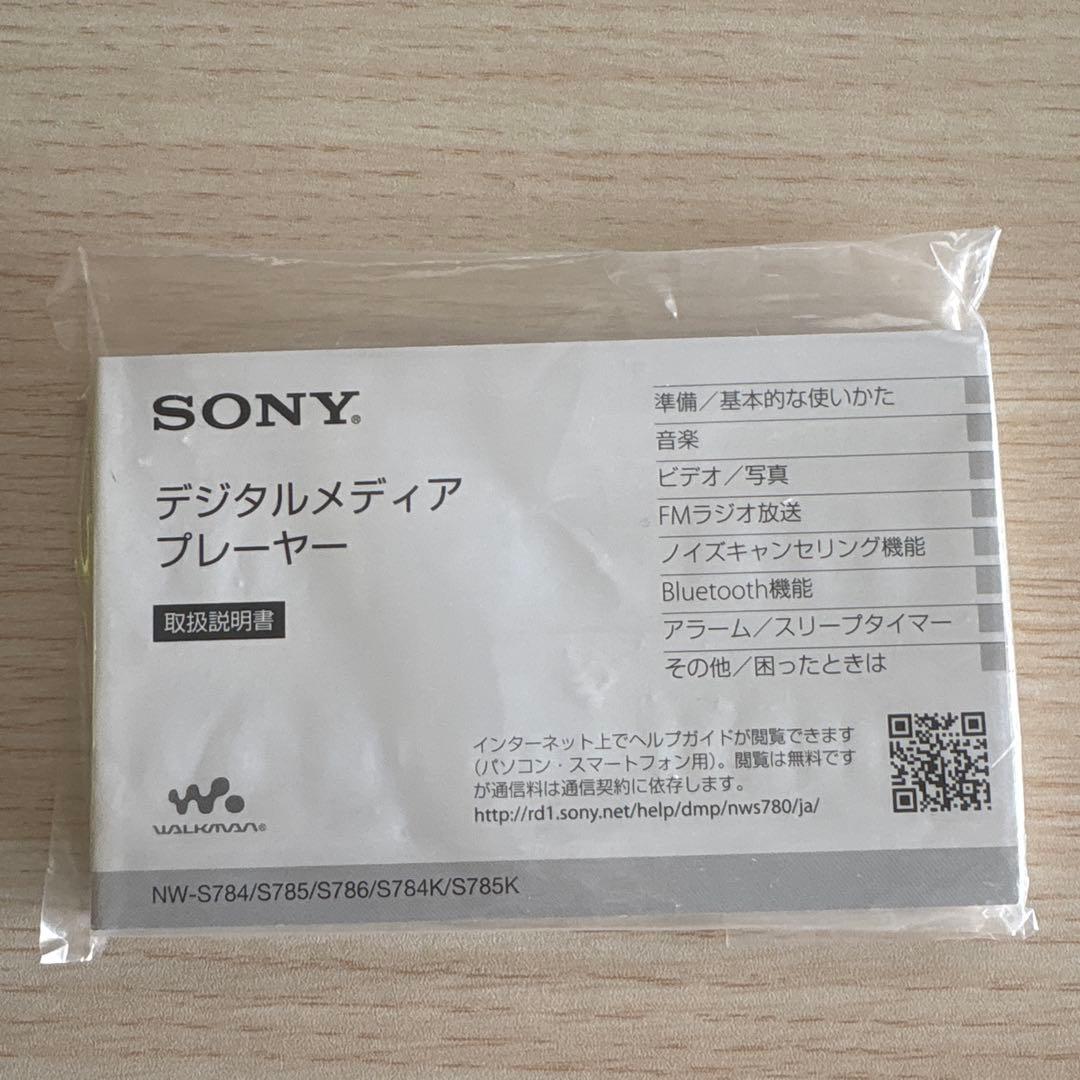 sony デジタルメディアプレーヤーNW-S785 16GB