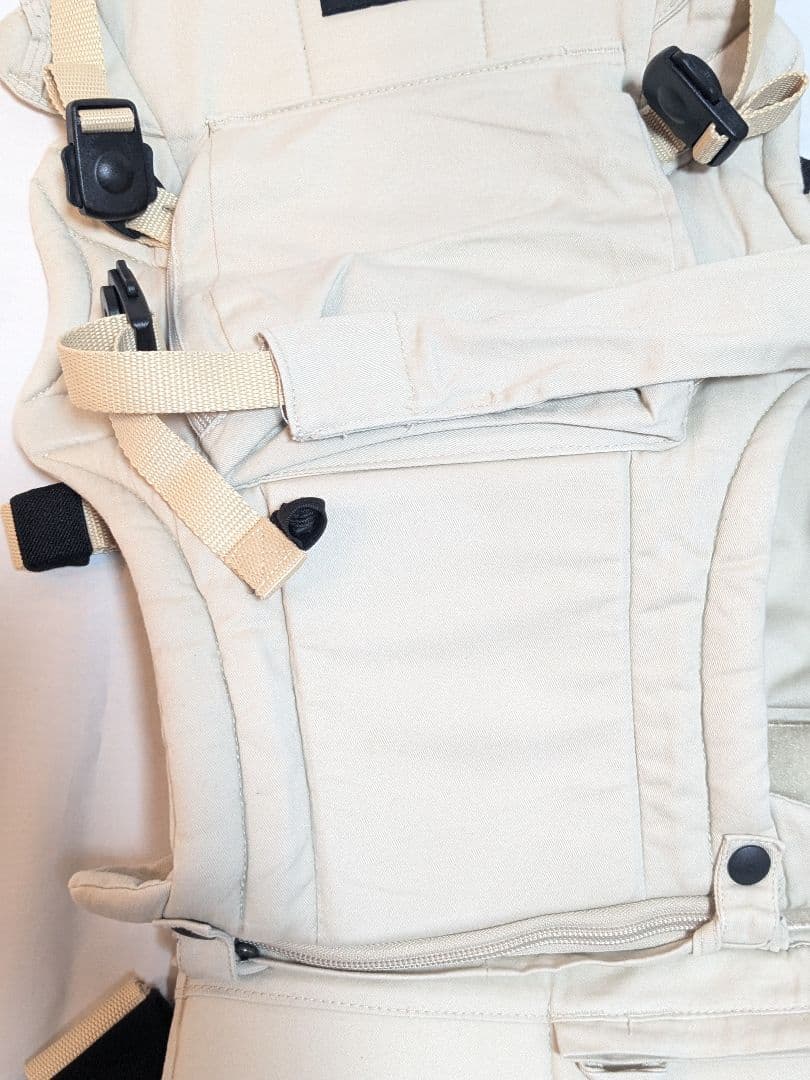 良品 napnap 双子用抱っこ紐 ベージュ ふたご抱っこひも