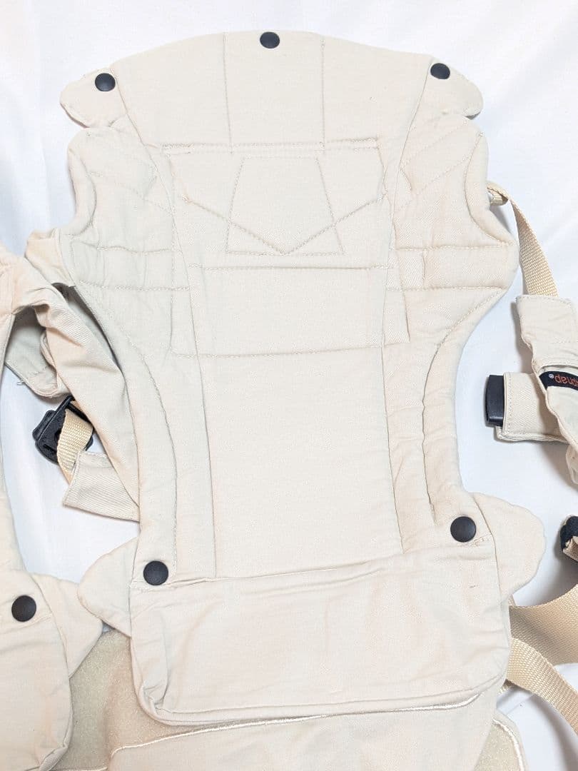 良品 napnap 双子用抱っこ紐 ベージュ ふたご抱っこひも