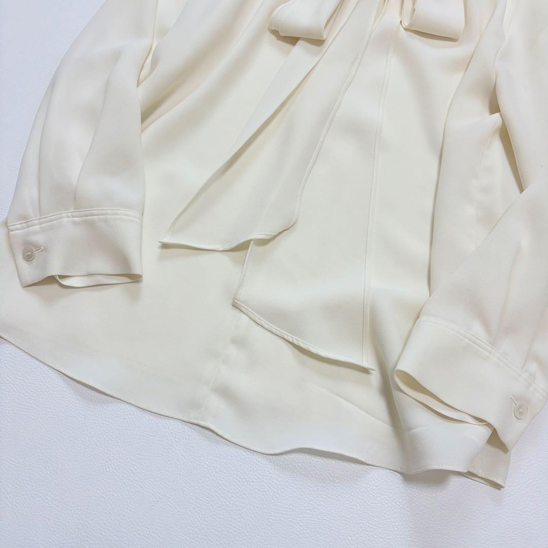 セオリー ボウタイ ブラウス ホワイト 入学式 セミフォーマル