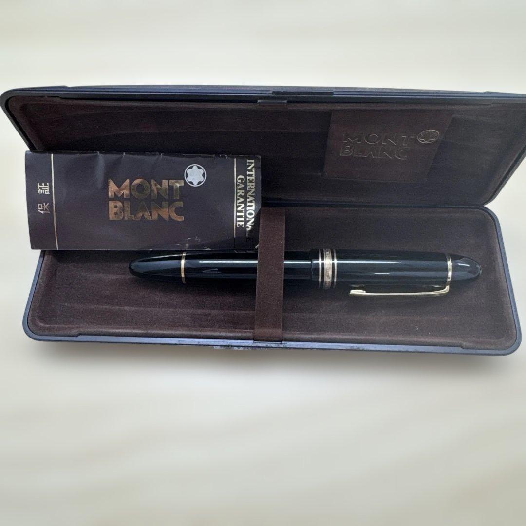 Montblanc 万年筆 黒色　モンブラン　14C 585