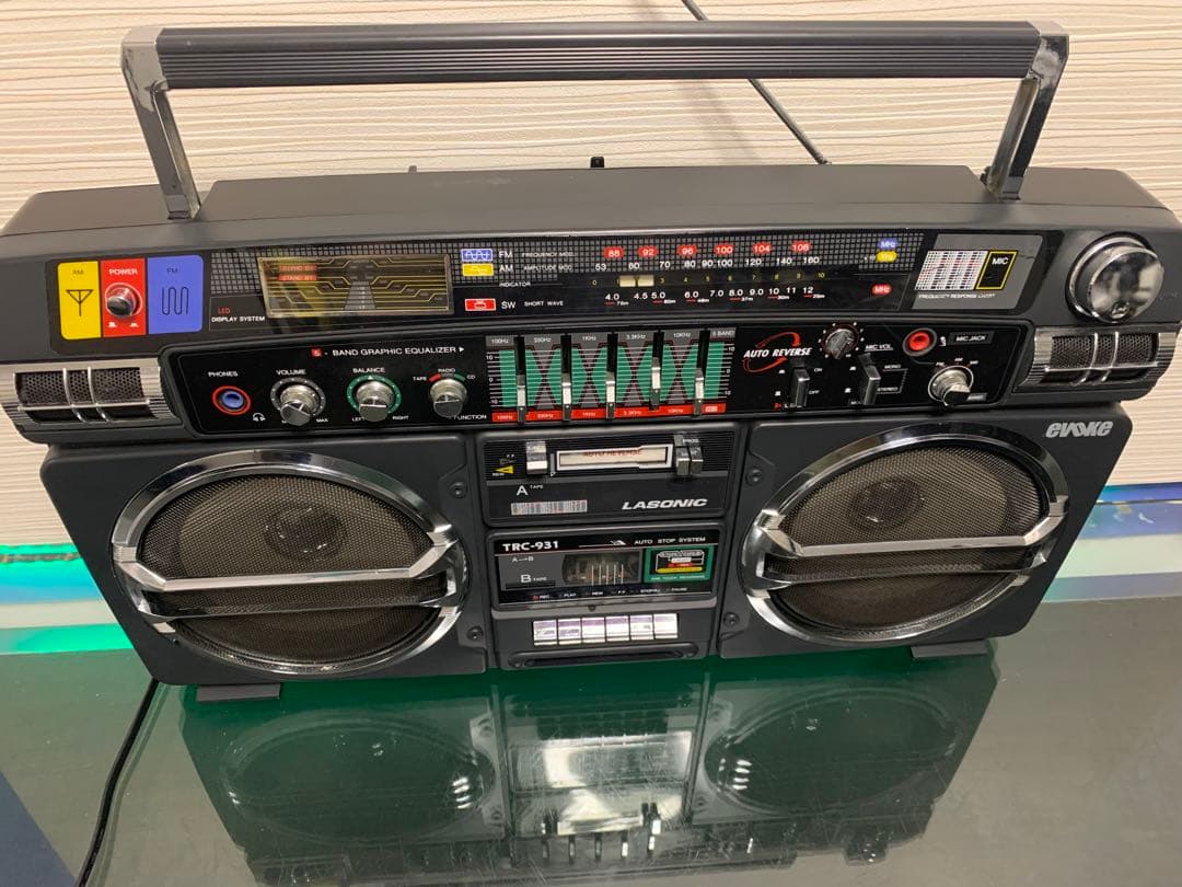 LASONIC TRC-931ラジカセBOOMBOX デットストック品中古動作品