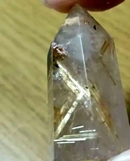 タイチンルチルクォーツ　ポイント