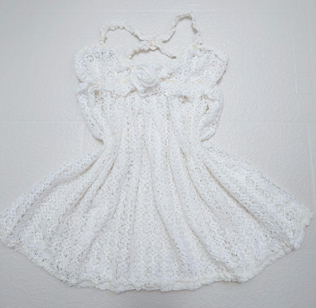 2000s LIZLISA 希少 レース キャミソール クロスバックストラップ