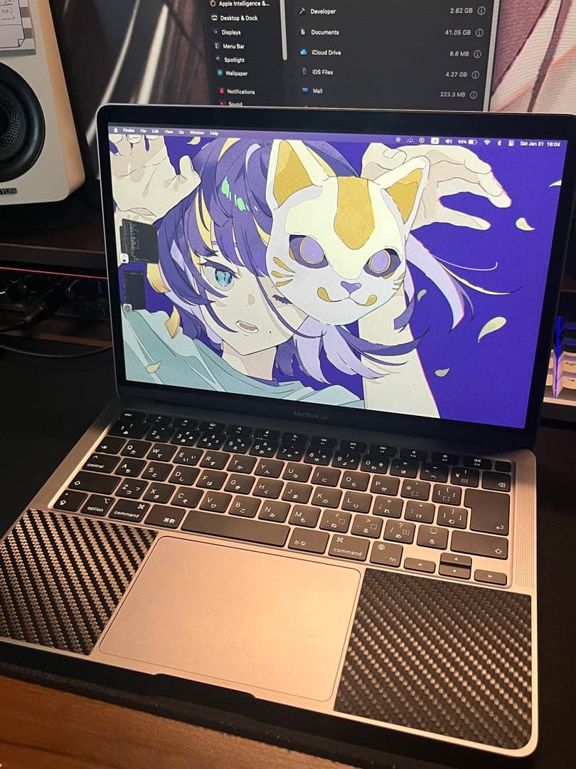 【バッテリー97%】M1 Macbook Air 16GB 256GB