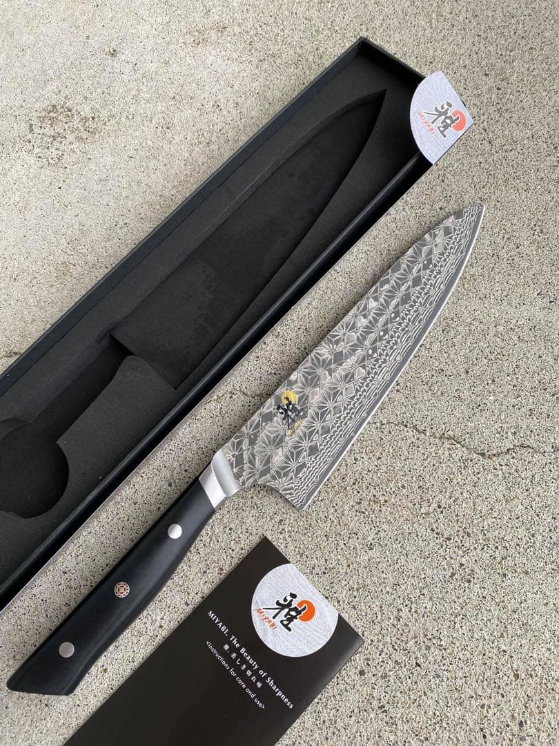MIYABI ミヤビ 800DP 牛刀 200mm 日本製 ダマスカス 多層鋼