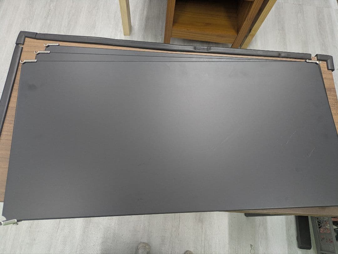 無印良品 ステンレスユニットシェルフ用・追加棚・ダークグレー【3枚での販売です】