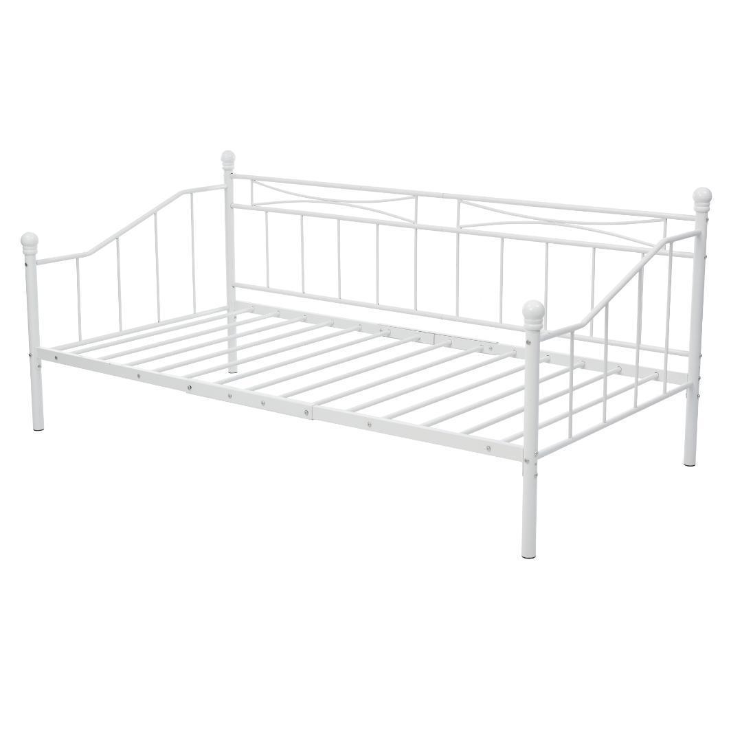 【新作】【ホワイト】シングルベッド パイプベッド シングル ベッドフレーム