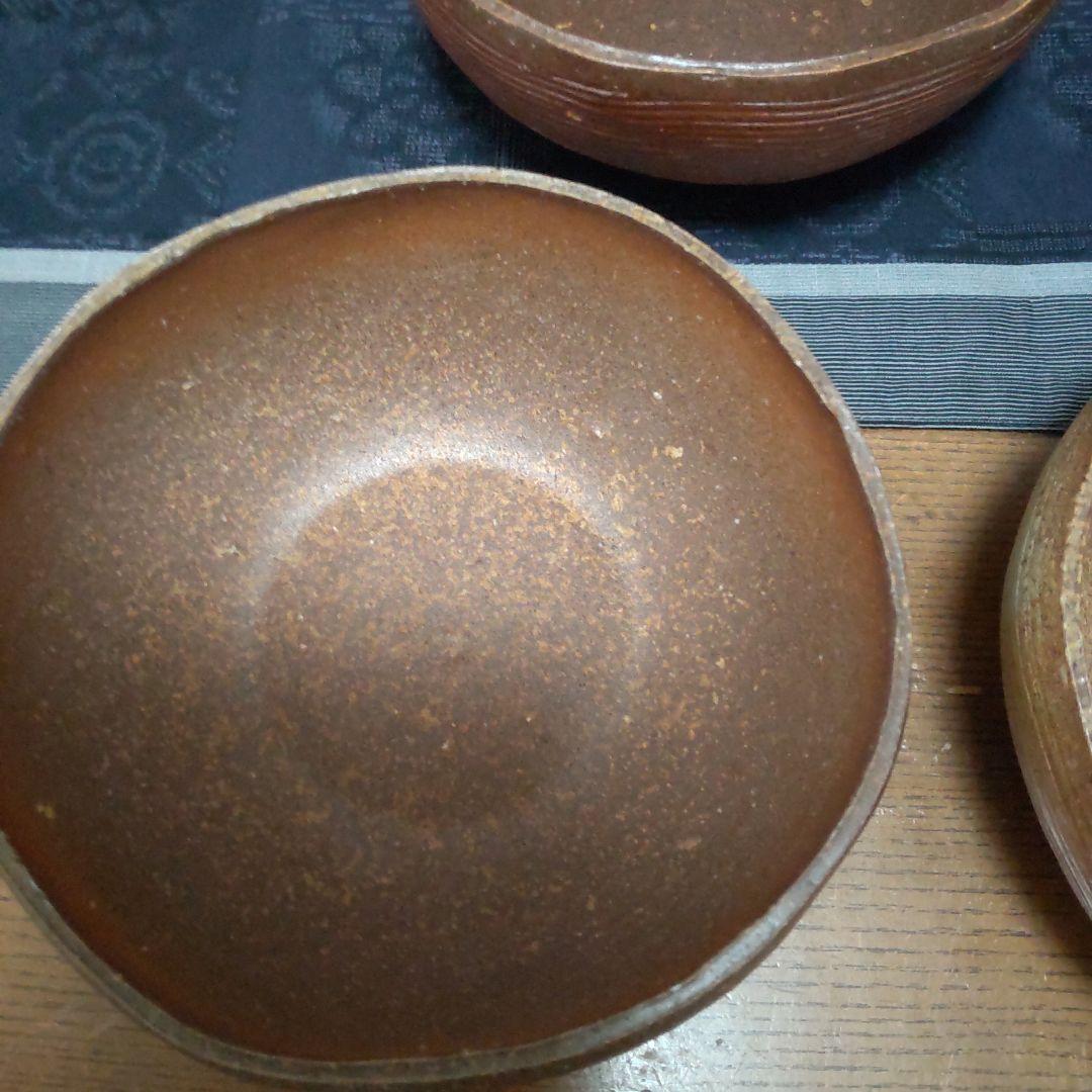 丸 鉢 4ケ 備前焼 12