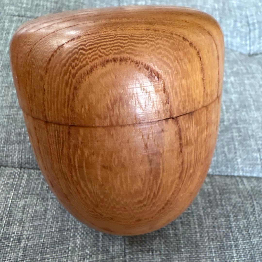 木製 棗 縁起もの 茶道具