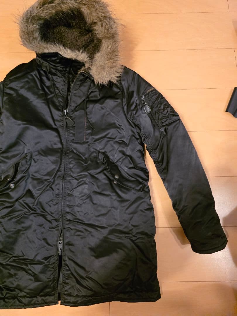 ヒステリックグラマー モッズコート N3B ヒスガール ブラック