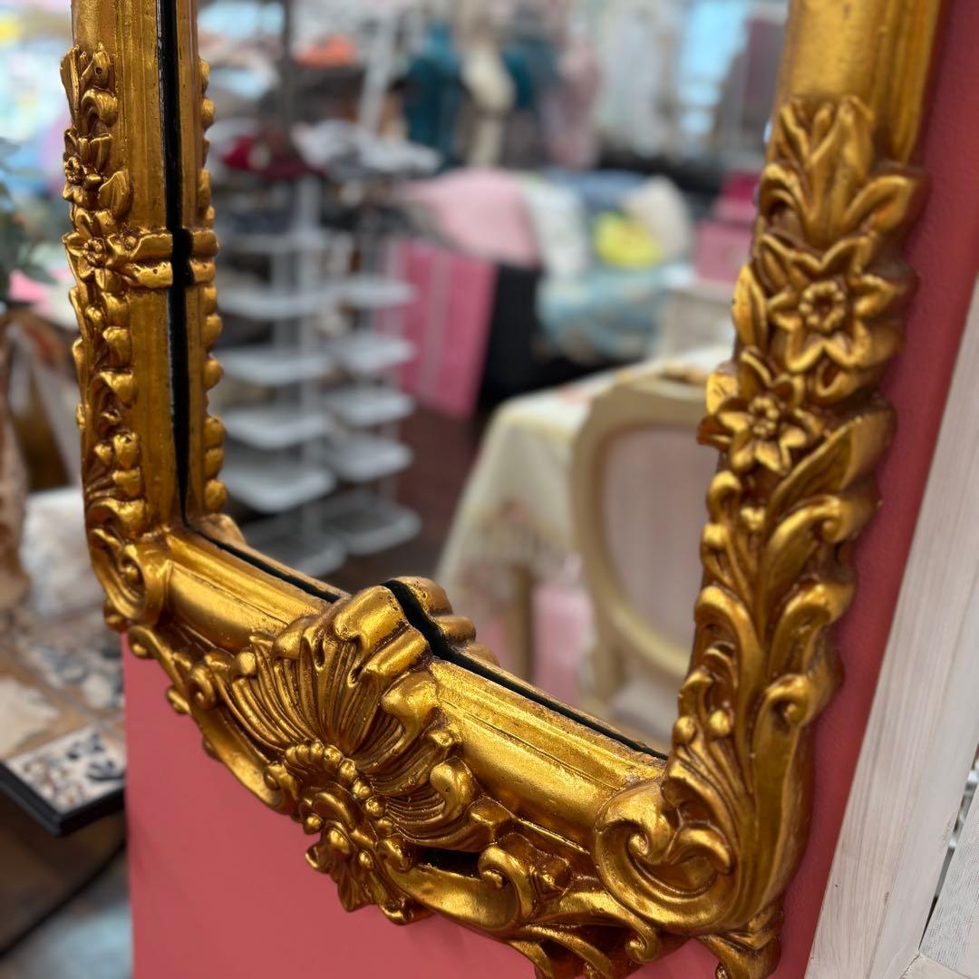 ロココミラー ゴールドミラー 姿ミラー 壁掛けミラー