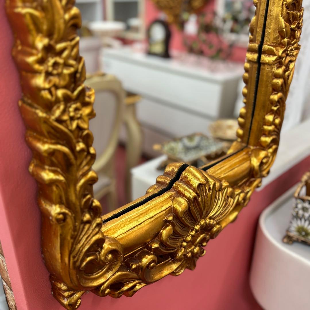 ロココミラー ゴールドミラー 姿ミラー 壁掛けミラー