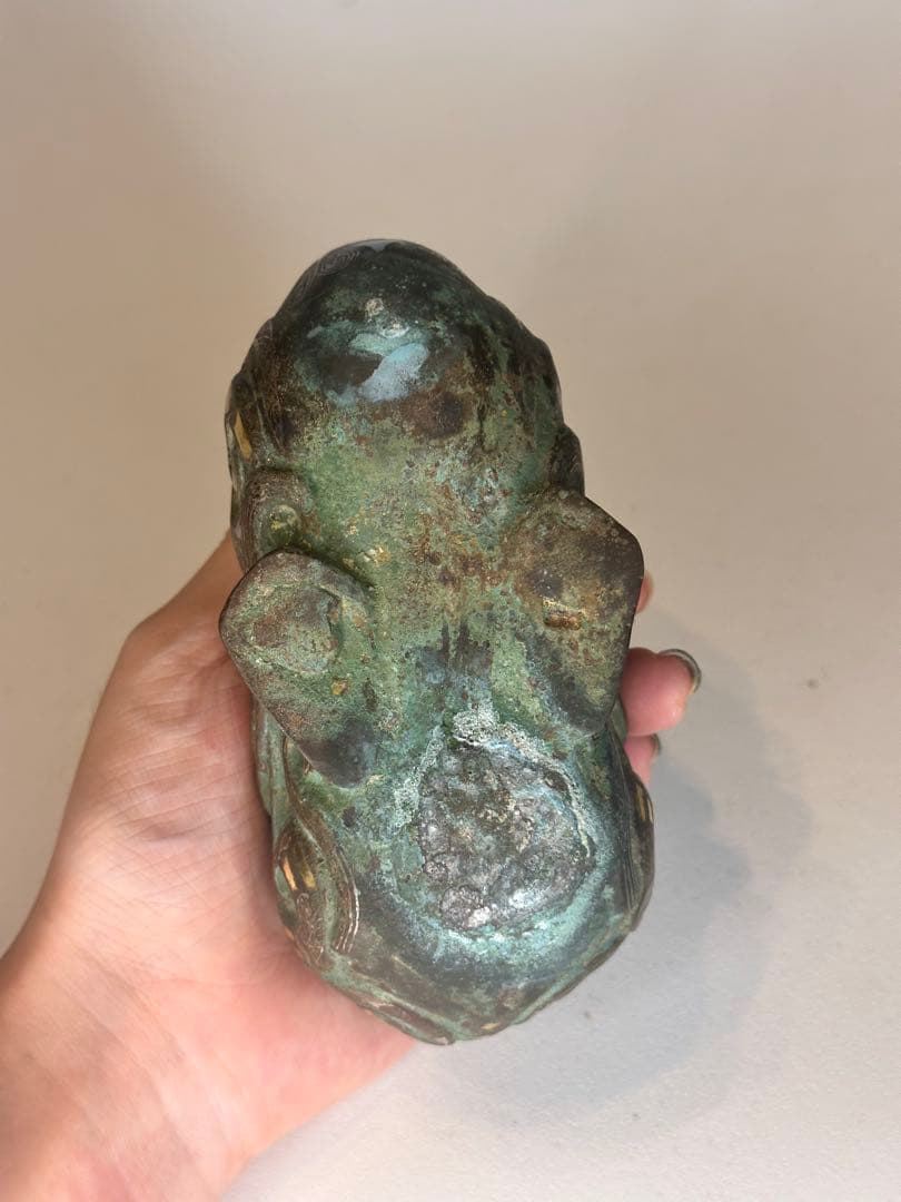 最終価格！【稀少品】中国古董 戦国時代 青銅製 鎏金錯金銀 ガチョウ置物