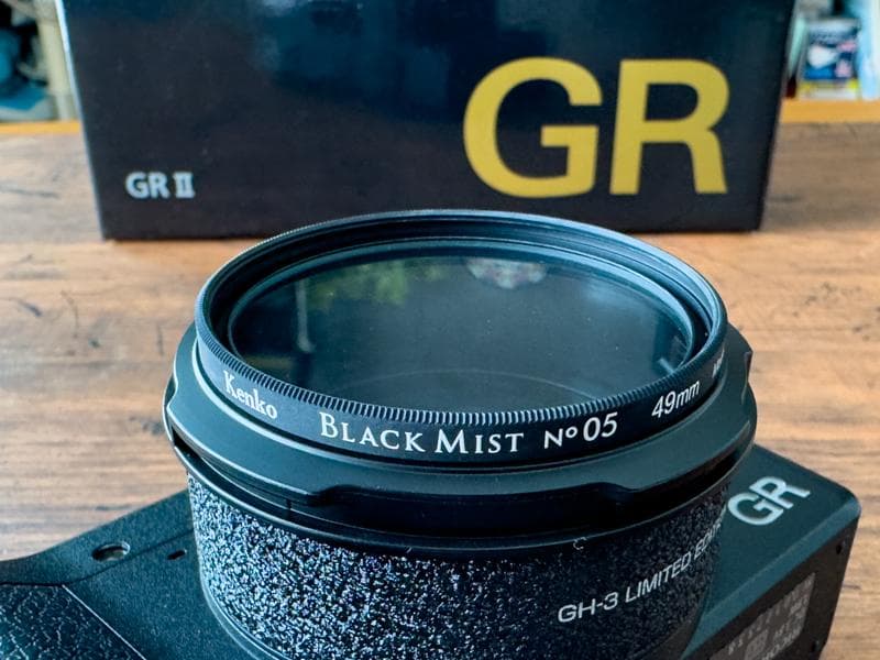 RICOH GRII　フードアダプターGH-3：BLACK MIST No5