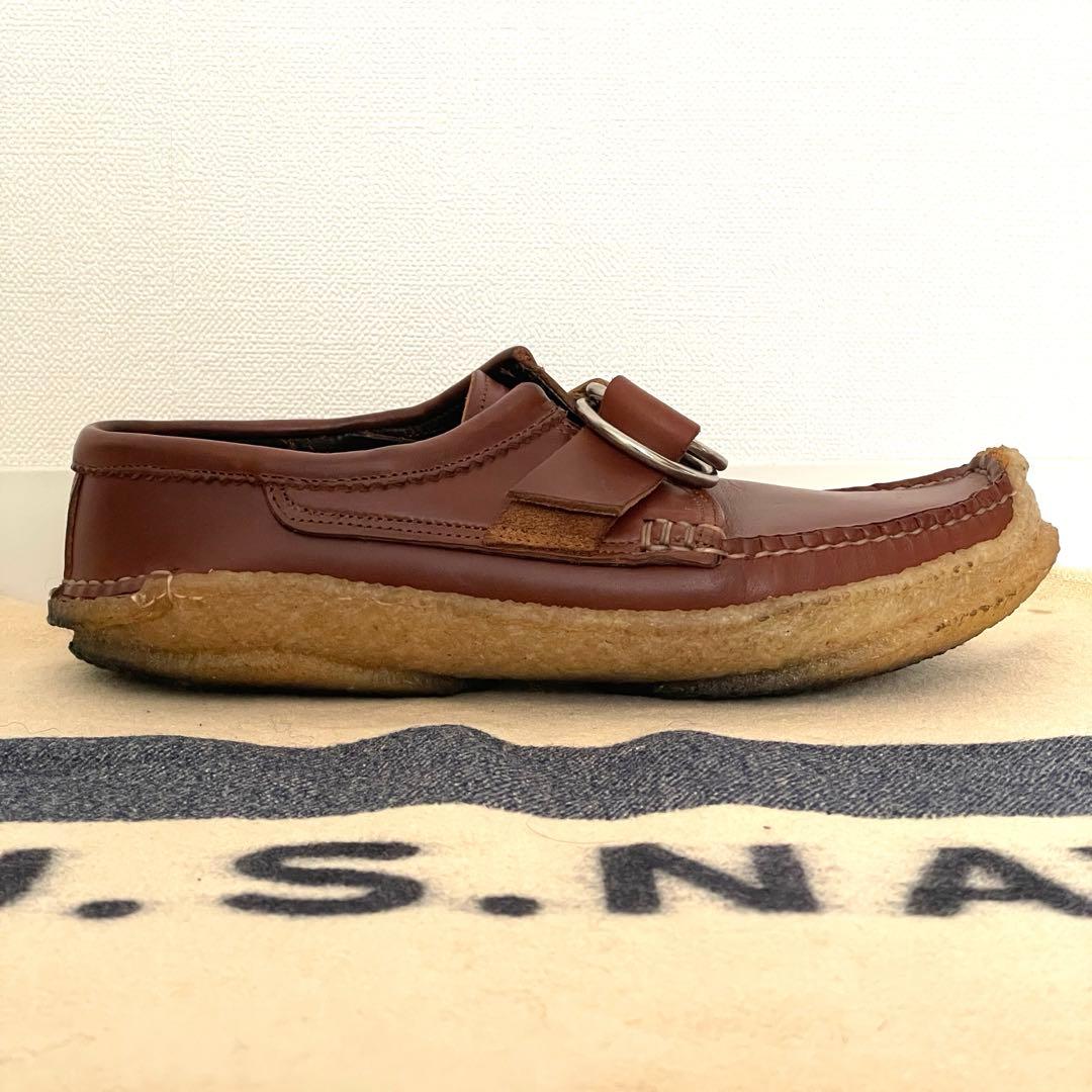 ユケテン センターリング モック モカシン レザー　シューズ US8 26cm