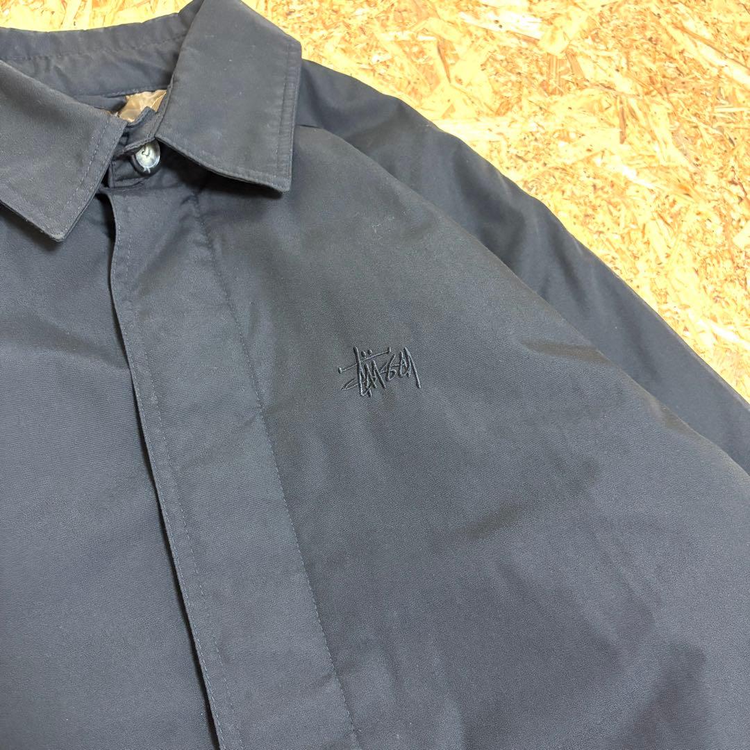紺タグ 90s STUSSY down coat Coach jacket 中綿