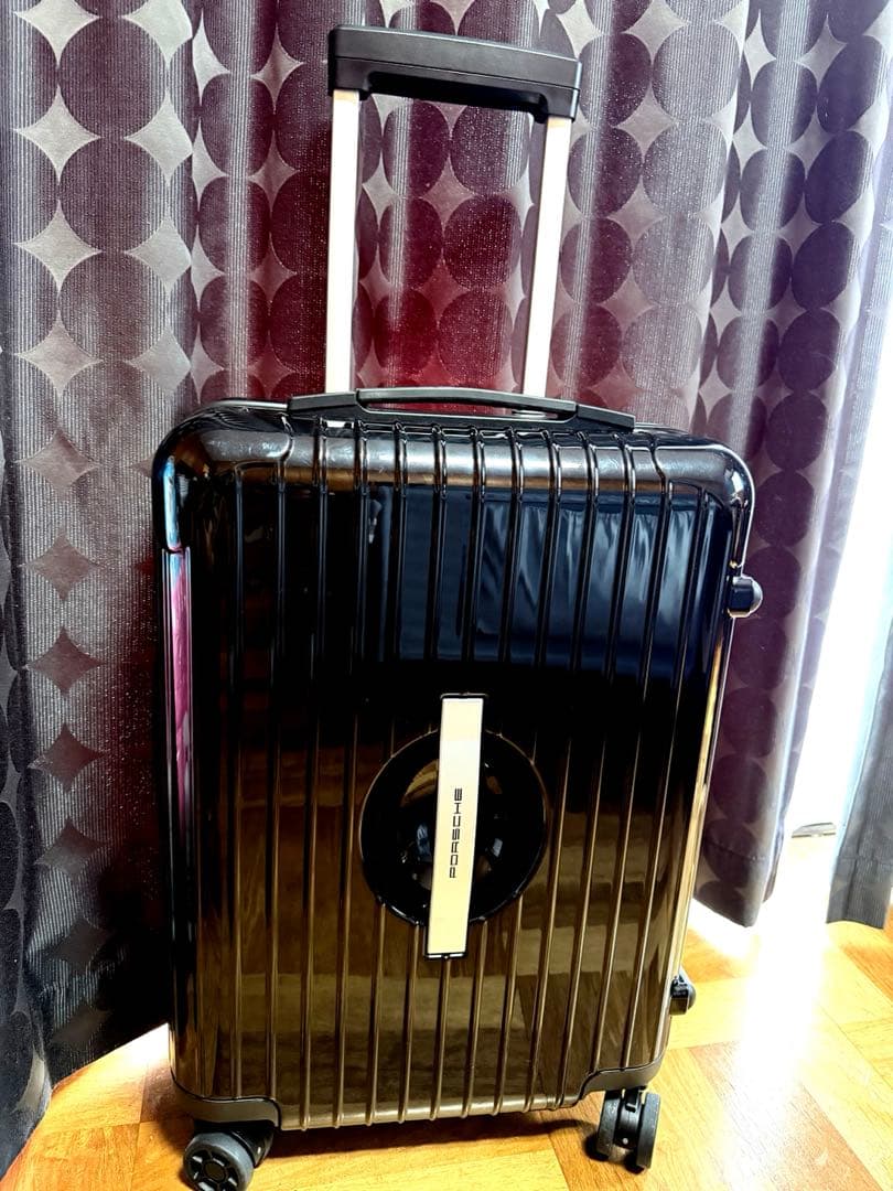 Porsche RimowAブラック キャリーケース TSAロック付き