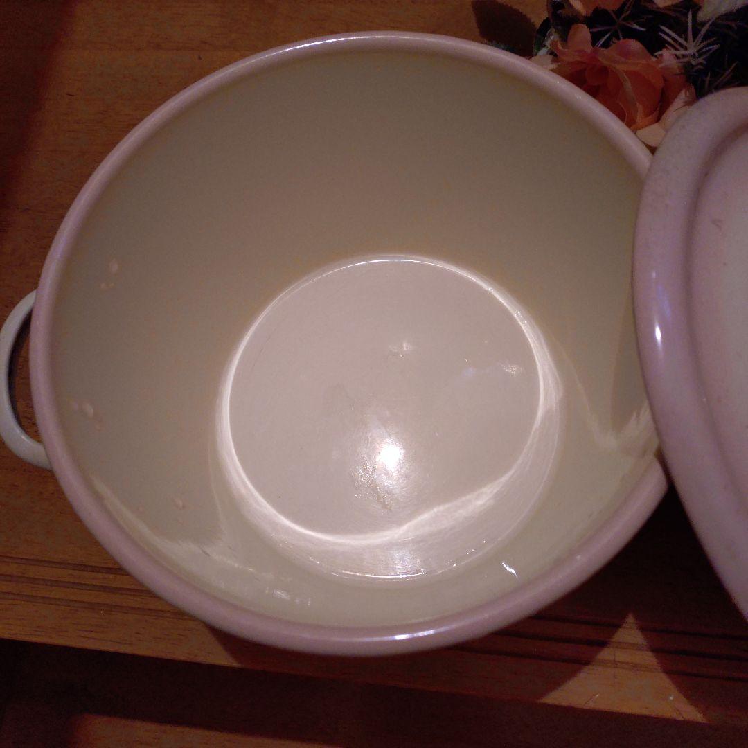 イマン◆ダイアナローズ◆ホーローミルクパン▶深型①／数量1