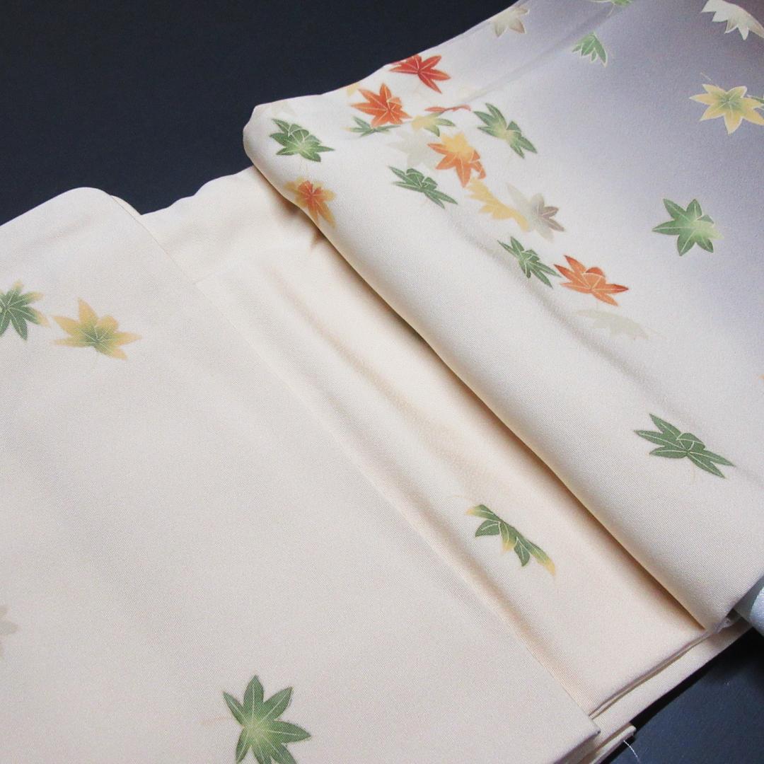 十日町友禅訪問着 正絹 龍谷落款 中古 丈164cm HO-03