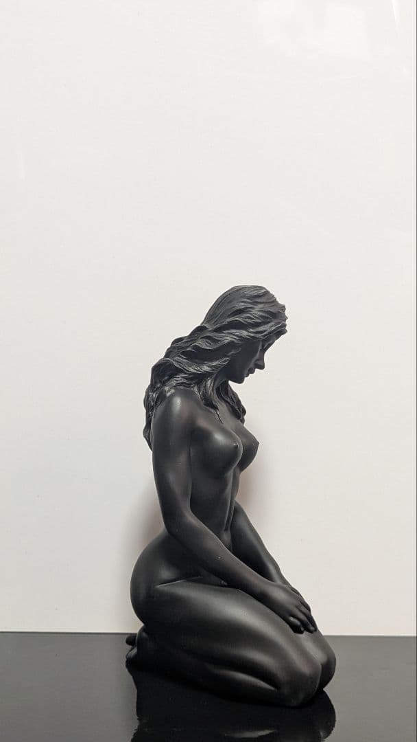 女神 天使 女性 裸体 彫刻 置物 アンティーク 神話