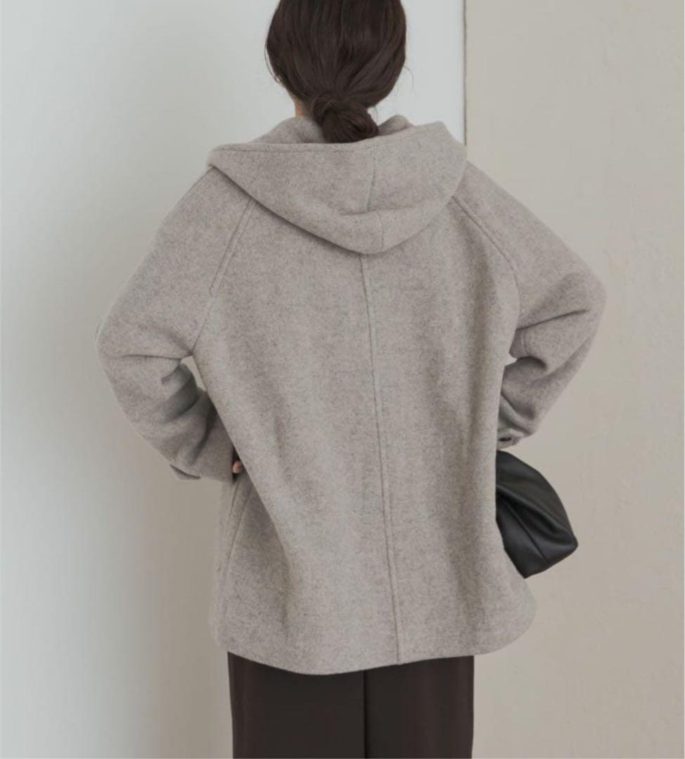 y*n様 アーバンリサーチドアーズ　 エアリーウールフードコート　杢GREGE